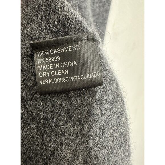 Antonio Melani Womens 100% Cashmere Gray Sweater Skater Dress Size Large - Picture 5 of 7